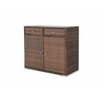 Мальта тумба плетеная из искусственного ротанга, цвет коричневый