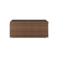 Порту сундук водонепроницаемый из искусственного ротанга, цвет коричневый