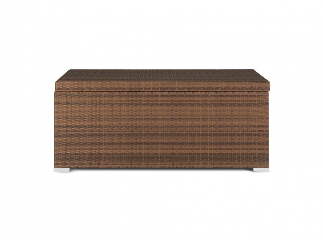 Порту сундук водонепроницаемый из искусственного ротанга, цвет коричневый