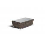 Капучино журнальный столик из искусственного ротанга, цвет коричневый