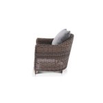 Кон Панна кресло из искусственного ротанга, цвет коричневоe