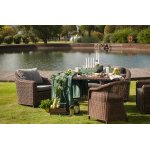 Кон Панна кресло из искусственного ротанга, цвет коричневоe