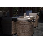 Кон Панна кресло из искусственного ротанга, цвет коричневоe