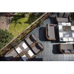 Кон Панна кресло из искусственного ротанга, цвет коричневоe