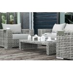 Тито лаунж-зона плетеная из искусственного ротанга Тито лаунж-зона плетеная из искусственного ротанга