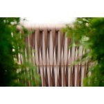 Касабланка диван плетеный модульный трехместный, цвет серо-коричневый