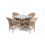 Сицилия обеденная группа плетеная из искусственного ротанга