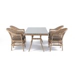 Амароне обеденная группа из искусственного ротанга