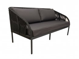 Канны диван плетеный из роупа (веревки) двухместный