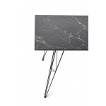 Руссо обеденный стол из HPL 150х80см, цвет черный мрамор