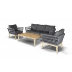 Мальорка диван плетеный из роупа (веревки) трехместный