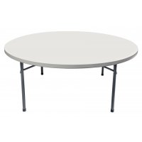 Стол круглый складной пластиковый Кейт 180