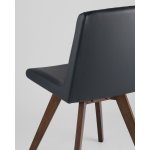 Стул MARTA PU синий 4 шт.