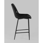 Стул полубарный Флекс велюр черный