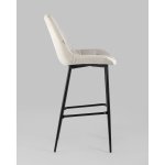 Стул барный Флекс велюр бежевый