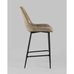 Стул полубарный Флекс велюр капучино