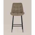 Стул полубарный Флекс велюр капучино