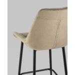 Стул полубарный Флекс велюр капучино