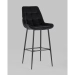 Стул барный Флекс велюр черный