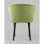 Стул с подлокотниками Нейтон велюр травяной
