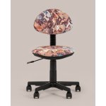 Кресло компьютерное детское УМКА абстракция оранжевый