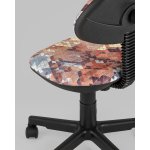 Кресло компьютерное детское УМКА абстракция оранжевый