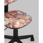 Кресло компьютерное детское УМКА абстракция оранжевый