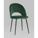 Стул Меган велюр зелёный