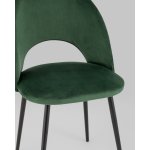 Стул Меган велюр зелёный