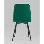 Стул Oliver велюр тёмно-зелёный