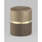 Пуф Кэрри с ящиком велюр коричневый