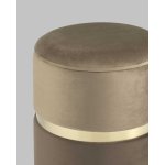 Пуф Кэрри с ящиком велюр коричневый