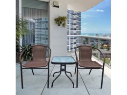 Комплект мебели Асоль-3A TLH-037AR2/055S-45х45 Cappuccino (2+1)