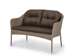 Плетеный диван S54B-W56 Light brown