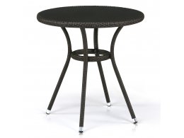 Плетеный стол T282ANS-W53-D72 Brown