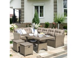 Комплект плетеной мебели AFM-307B Beige