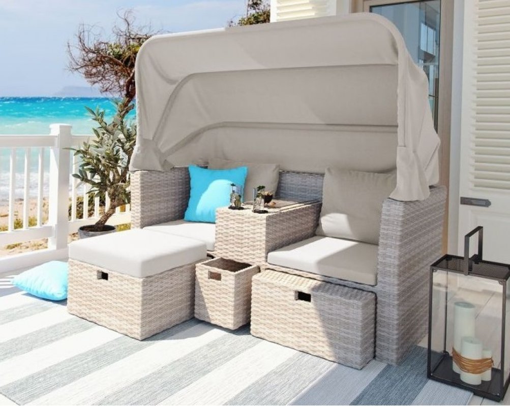 Комплект плетеной мебели  AFM-330 Beige