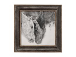 Картина CUSTOM BLACK AND WHITE HORSES