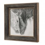 Картина CUSTOM BLACK AND WHITE HORSES Картина CUSTOM BLACK AND WHITE HORSES