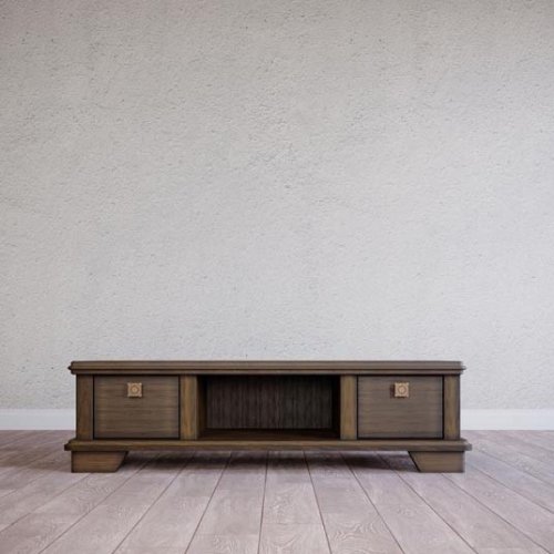 ALBION (АЛЬБИОН) Скамейка низкая с двумя ящиками и нишей (№2)