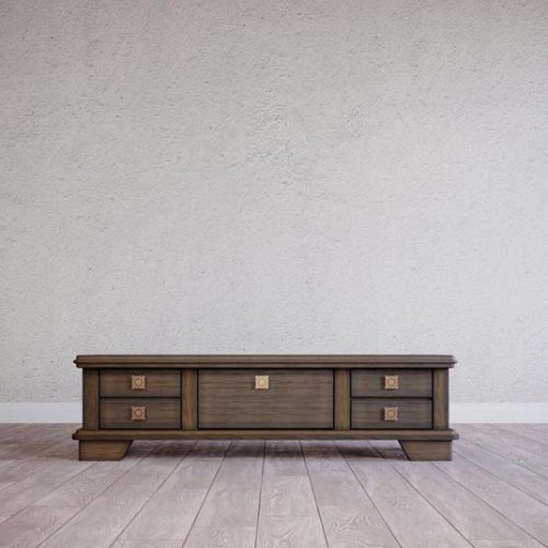 ALBION (АЛЬБИОН) Скамейка низкая с пятью ящиками (№3)