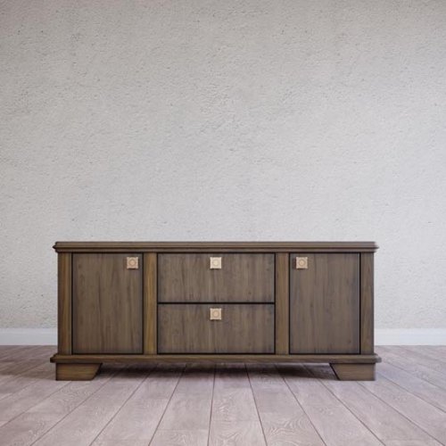 ALBION (АЛЬБИОН) Тумба ТВ с двумя ящиками и двумя фасадами и низкой крышкой 