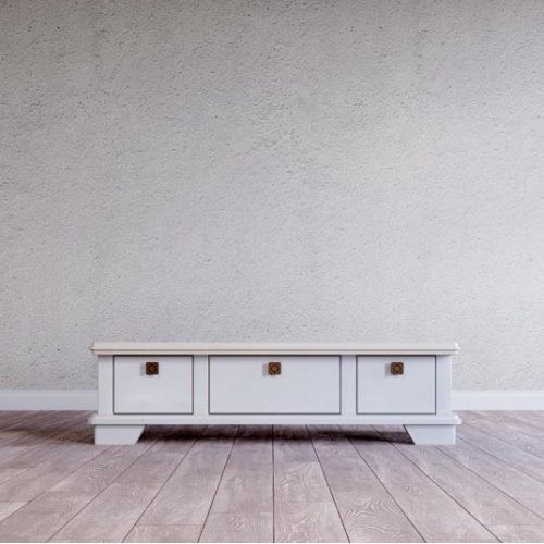 ALBION (АЛЬБИОН) Скамейка низкая с тремя ящиками (№1)