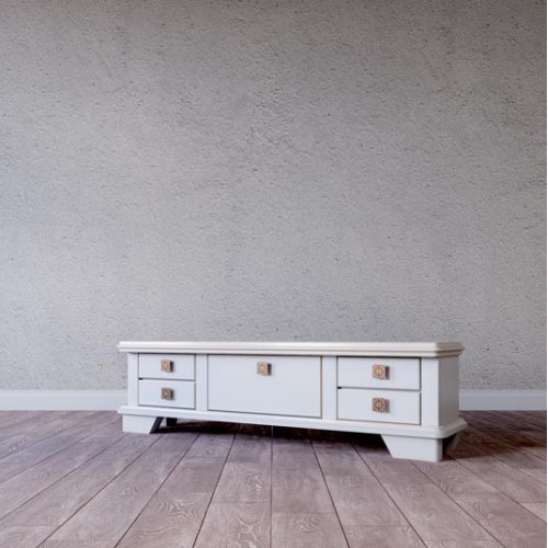 ALBION (АЛЬБИОН) Скамейка низкая с пятью ящиками (№3)