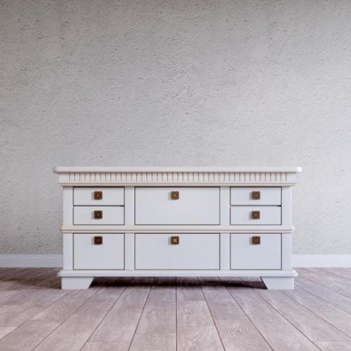 ALBION (АЛЬБИОН) Комод с нишей, двумя ящиками и тремя фасадами (№1)