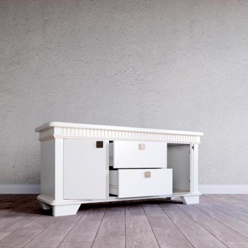 ALBION (АЛЬБИОН) Тумба ТВ с двумя ящиками и двумя фасадами и высокой крышкой (№1-а)