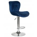 Стул барный DOBRIN BARNY (синий велюр (MJ9-117))