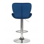 Стул барный DOBRIN BARNY (синий велюр (MJ9-117))