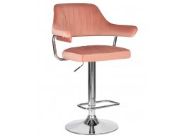 Стул барный DOBRIN CHARLY (пудрово-розовый велюр (MJ9-32))