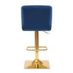Стул барный DOBRIN GOLDIE (синий велюр (MJ9-117))